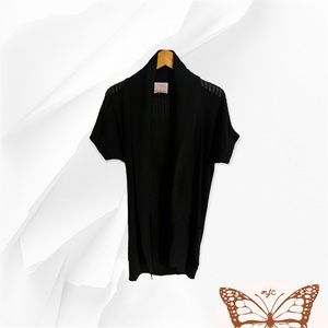 Romeo & Juliet Couture Navy Blue Duster Sweater Size OS